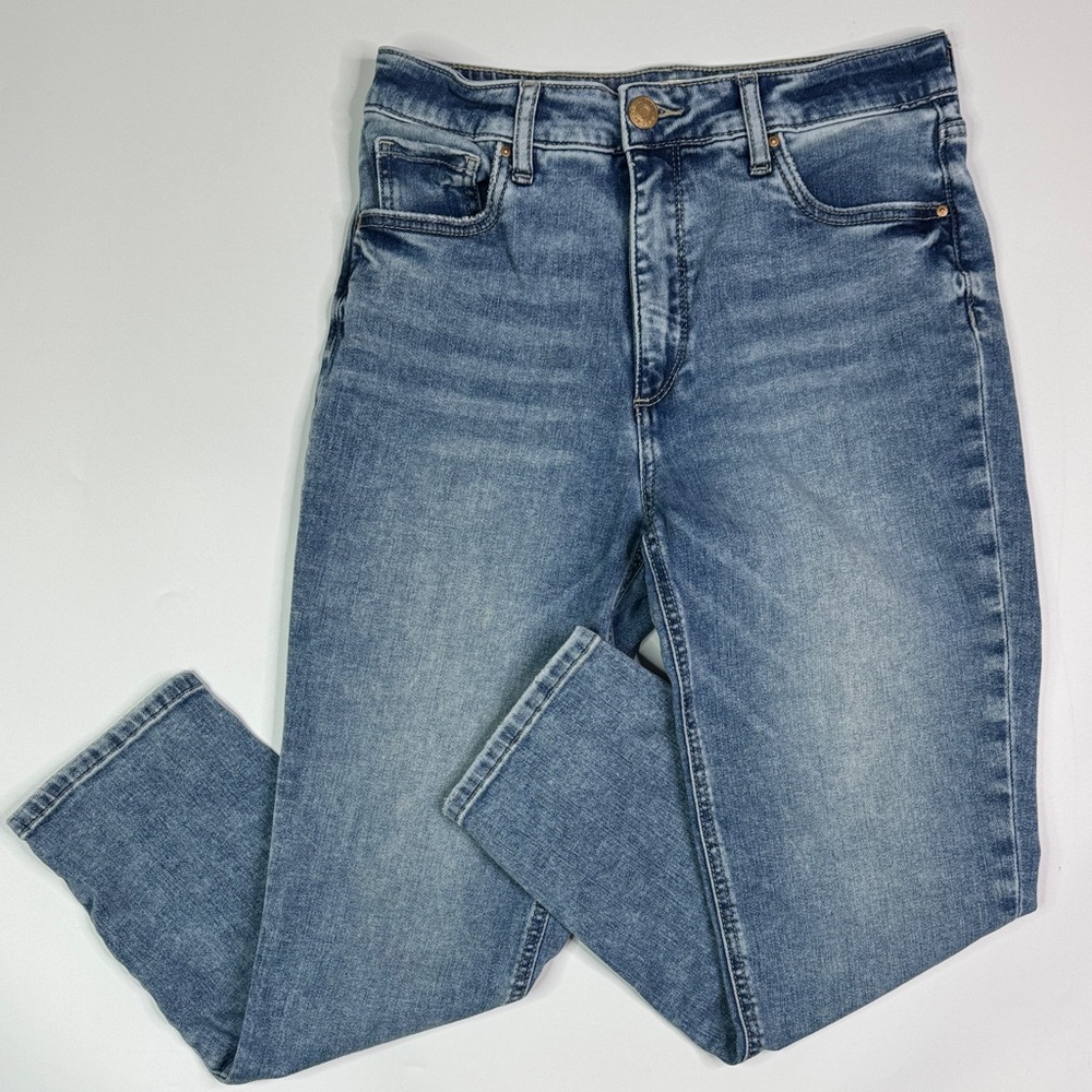 KUT Naomi High Rise Fab Ab Crop Straight Leg Jeans Size 4